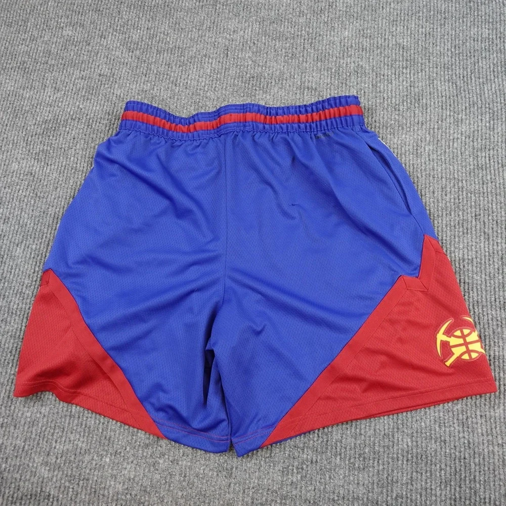 Denver Nuggets Player Issue Shorts Mens 50 Blue NBA Basketball Nike Jordan